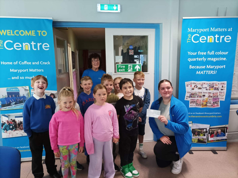 Netherton bright stars infant school donation west cumbria
